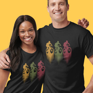 Camiseta Vestuário Colorida Mountainbike MTB