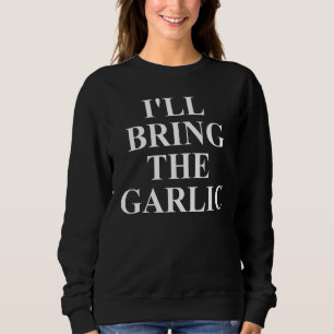 Camiseta Vestuário de Alho Design de Alho Fofo