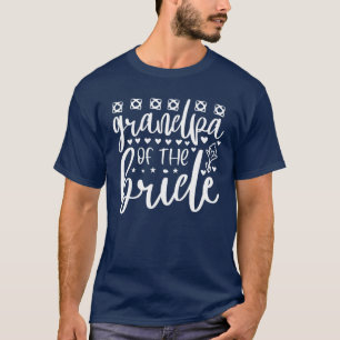 Camiseta Vestuário de Avô para o Casamento da Noiva para Fe