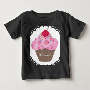 Camiseta VESTUÁRIO DE BEBÊ: cupcake doce