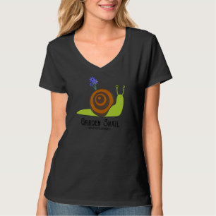 Camiseta Vestuário de Caracóis de Jardim