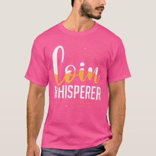 Camiseta Vestuário de Colecionador de Moedas Numismata Coin