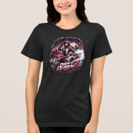 Camiseta Vestuário de Corrida de Carro Esportivo JDM Rainha