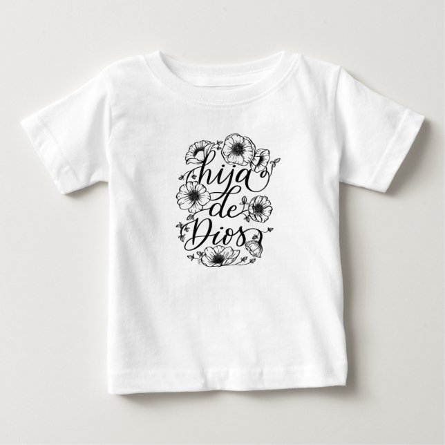 Camiseta Vestuário de design Hija de Dios (Frente)