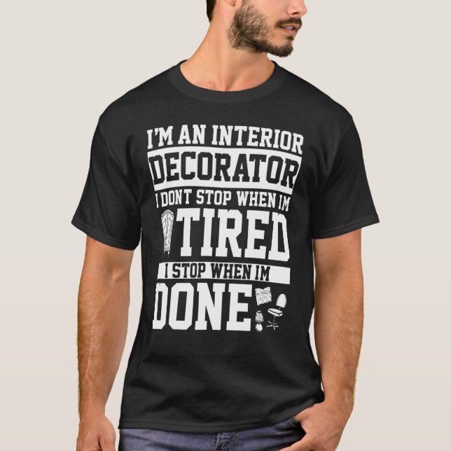 Camiseta Vestuário de Designer de Interiores - Designers De (Frente)
