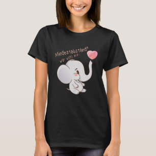 Camiseta Vestuário de gravidez bebê barriga de elefante gra