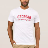 Vestuário de texto personalizado da GEÓRGIA