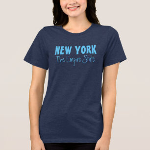 Camiseta Vestuário de texto personalizado de NOVA IORQUE