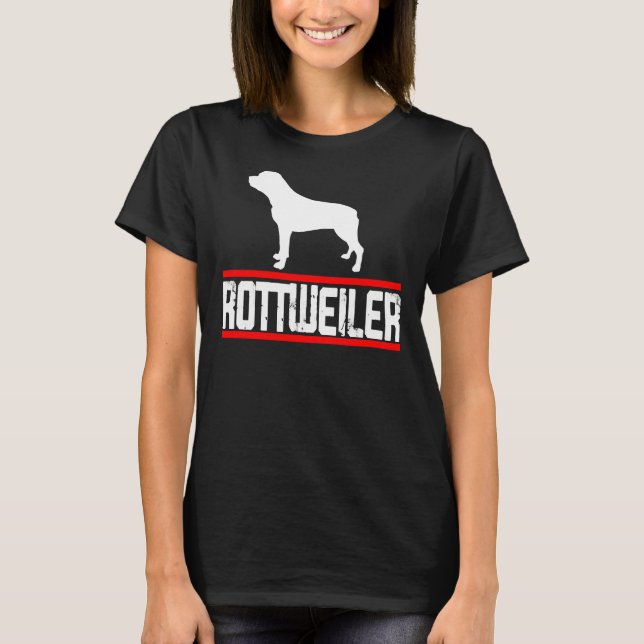 Camiseta Vestuário do Rottweiler (Frente)