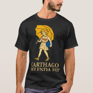 Camiseta Vestuário engraçado da história romana Carthago De