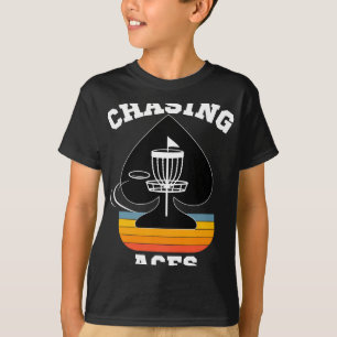 Camiseta Vestuário Esportivo de Alvo de Golfe de Disco Chas