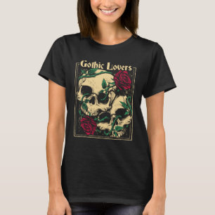 Camiseta Vestuário gótico, bruxa oculta estética 8