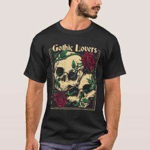 Camiseta Vestuário gótico, bruxa oculta estética 8