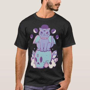 Camiseta Vestuário gótico, bruxa oculta estética 9