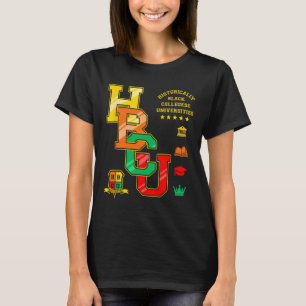 Camiseta Vestuário Hbcu Faculdades Historicamente Negras Un