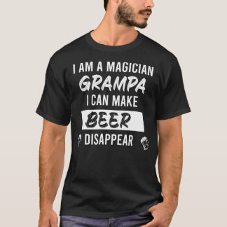 Camiseta Vestuário Mágico Grampa Engraçado Cerveja e Festa