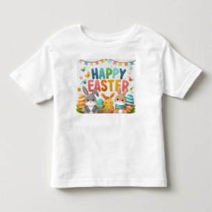 Camiseta Vestuário para felzs pascoa