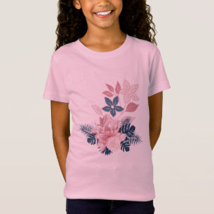 Camiseta Vestuário para mulheres da Flor de Verão