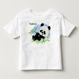 Camiseta Vestuário personalizado de nome de Panda