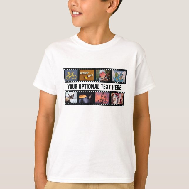 Camiseta Vestuário personalizado de "tiras de filmes" (Frente)