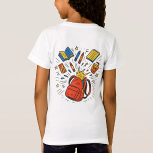 Camiseta Vestuário Personalizável De volta à escola