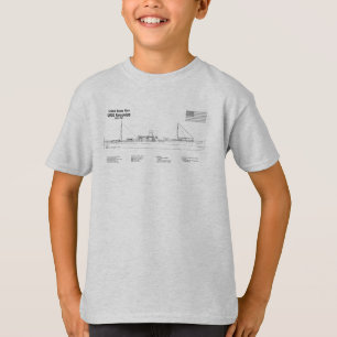 Camiseta Vesúvio USS - Planos de Impressão de Plano de Entr