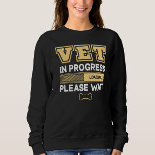 Camiseta Vet In Progress Carregando O Futuro Médico Animal