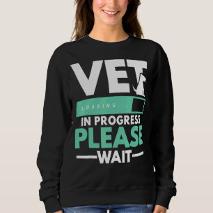 Camiseta Vet In Progress Carregando O Futuro Médico Animal