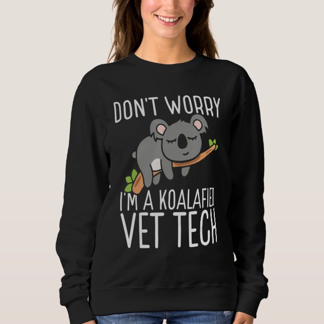 Camiseta Vet Tech Appreciation Veterinary Tech Koalafied Ve (Frente)