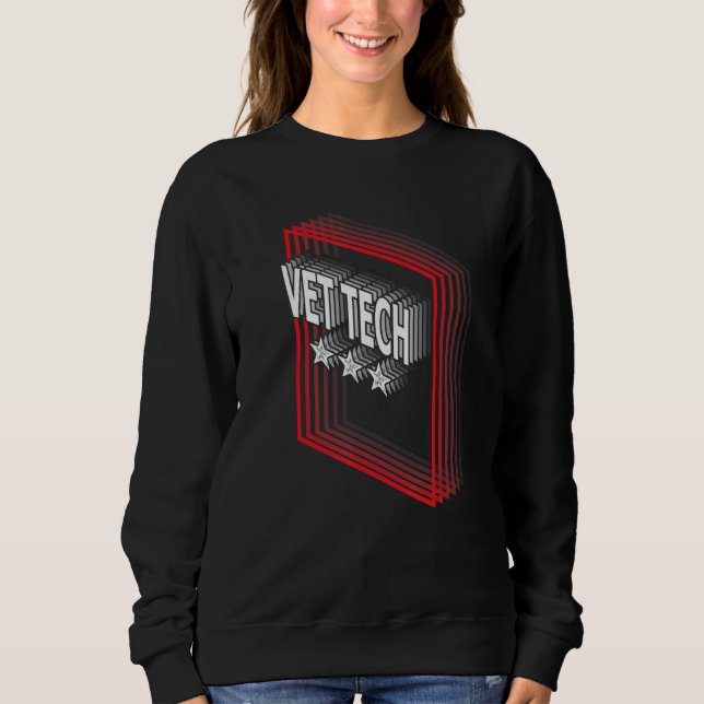 Camiseta VET Tech Job Title Appreciation Retro (Frente)