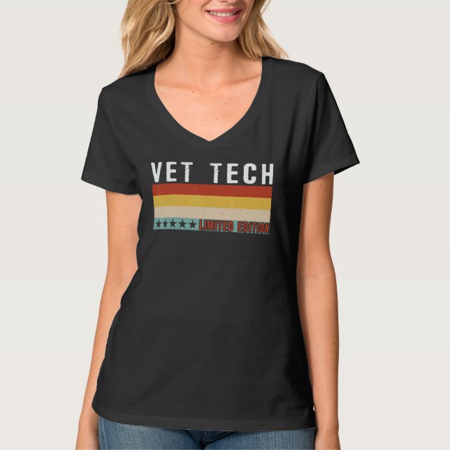 Camiseta Vet Tech Job Title Profession Worker Appreciation  (Frente)