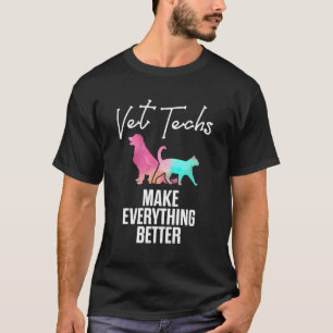 Camiseta Vet Tech Melhor Técnico Veterinário Engraçado