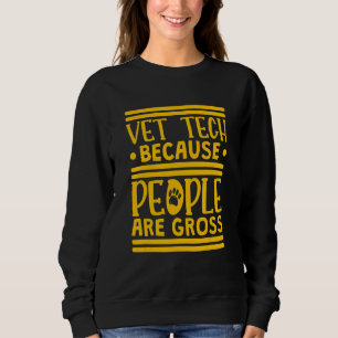 Camiseta Vet Tech Porque As Pessoas São Uma Técnica Veterin