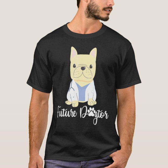 Camiseta Vet Tech Veterinary Future Dogtor Veterinarian Ani (Frente)