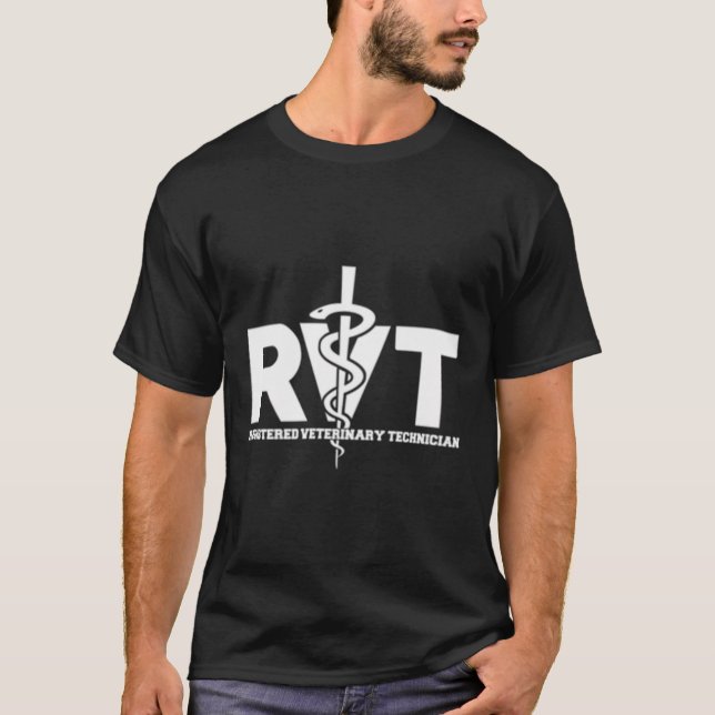 Camiseta Vet Tech Veterinary Medicine Rvt Unifor (Frente)