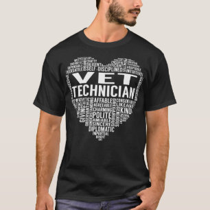 Camiseta Vet Technician Heart