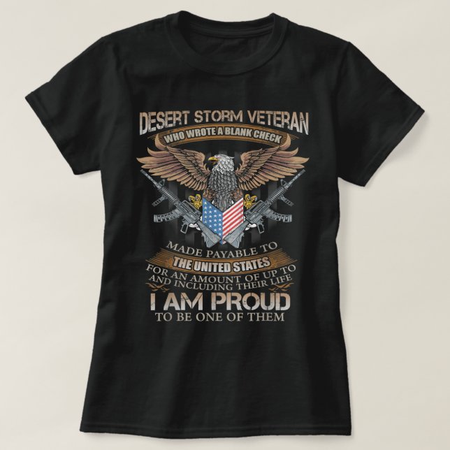 Camiseta VETERAN 365 Tempestade Veterana no Deserto Veteran (Frente do Design)