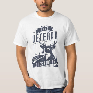 Camiseta Veteran ama caçar
