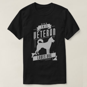Camiseta Veteran ama cão