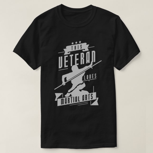 Camiseta Veteran ama MMA (Frente do Design)