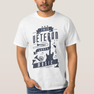 Camiseta Veteran ama música