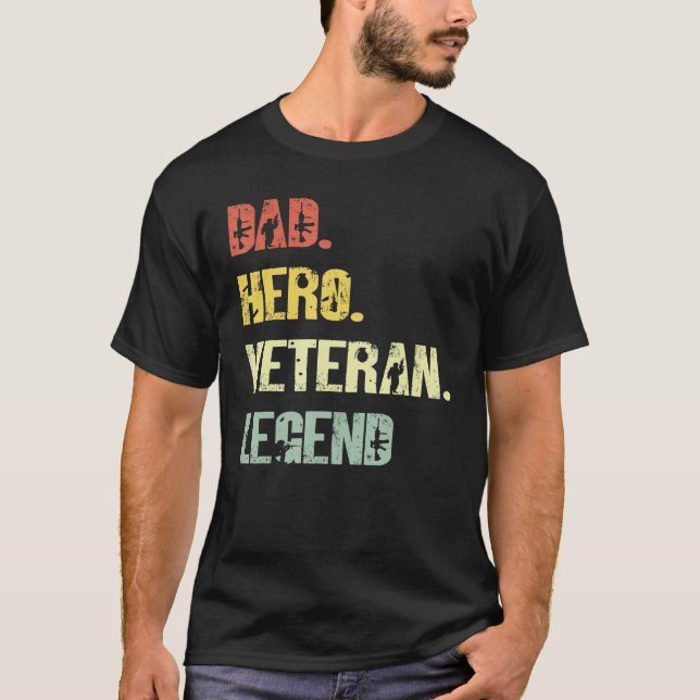 Camiseta Veteran Dad (Frente)