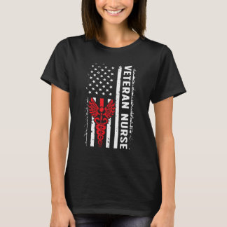 Camiseta Veteran Nurse US Flag Veteran Nursing 3