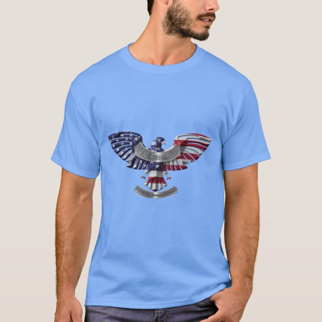 Camiseta Veterana American Eagle "Orgulho De Ter Servido" (Frente)