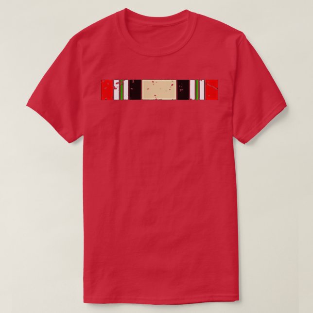 Camiseta Veterana de Combate Militar do Iraque [2  (Frente do Design)