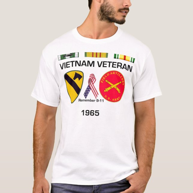 Camiseta Veterano 1965 de Vietnam (Frente)