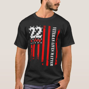 Camiseta Veterano 22 Dias Vive Sensibilização Suicida Pts
