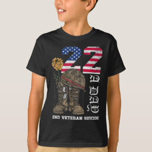 Camiseta Veterano 22 Por Dia Levam Suas Vidas E Acabam Com 