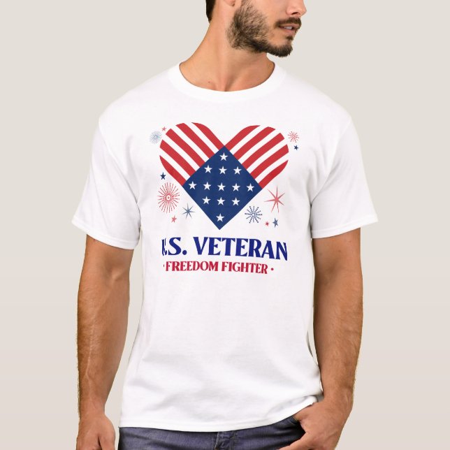 Camiseta Veterano Americano (Frente)