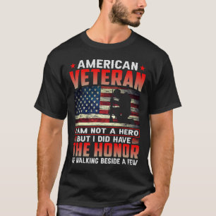 Camiseta Veterano Americano A Honra 38